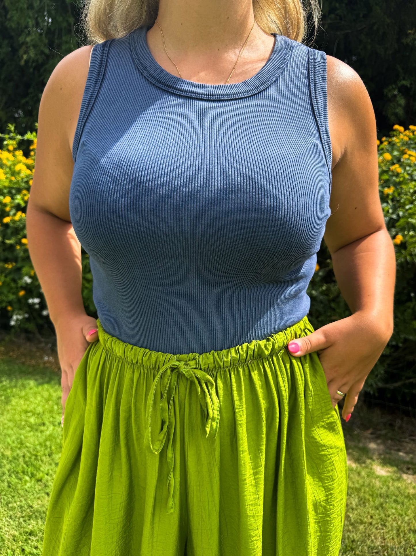 Camiseta tirante lavada