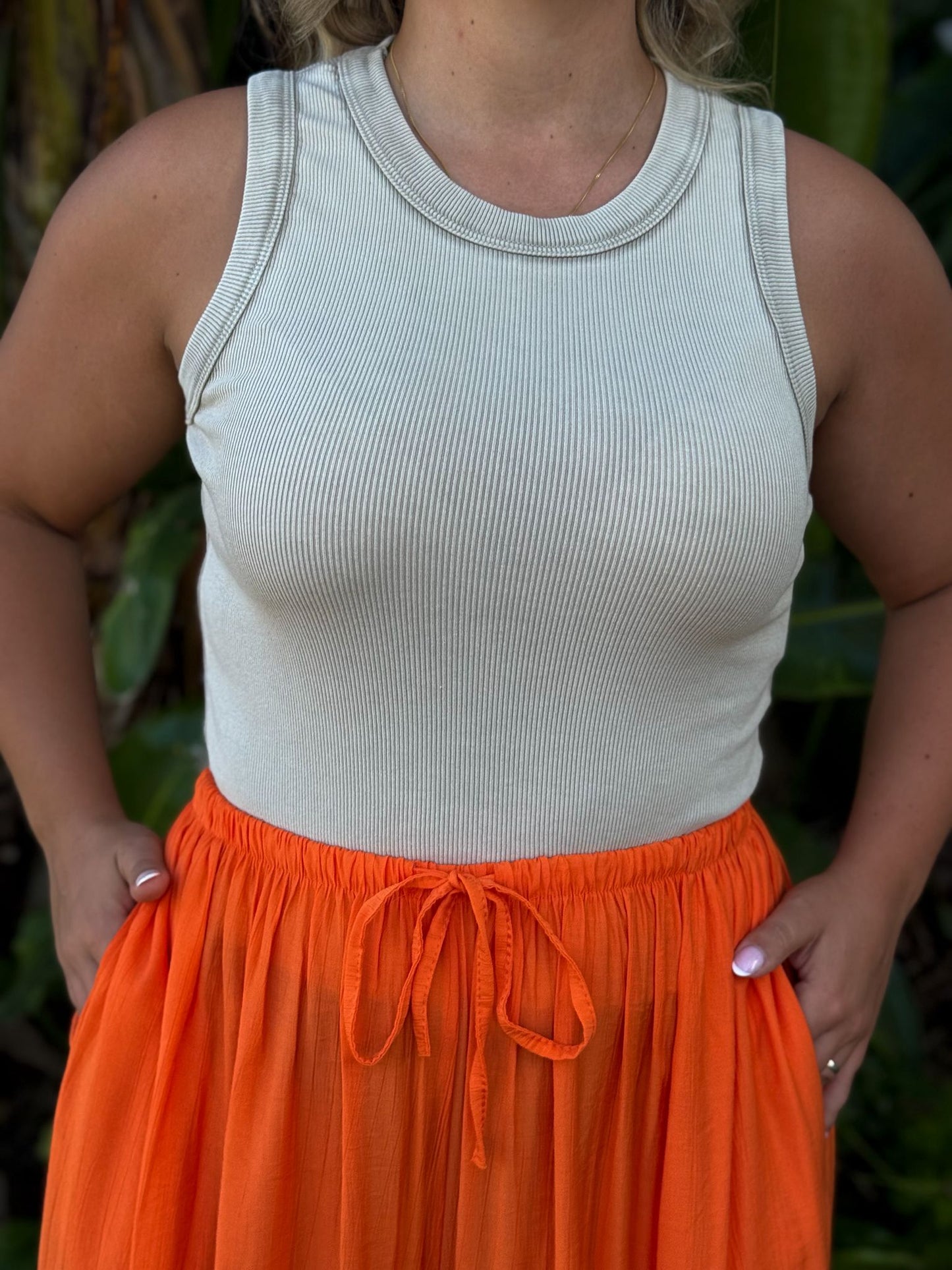 Camiseta tirante lavada