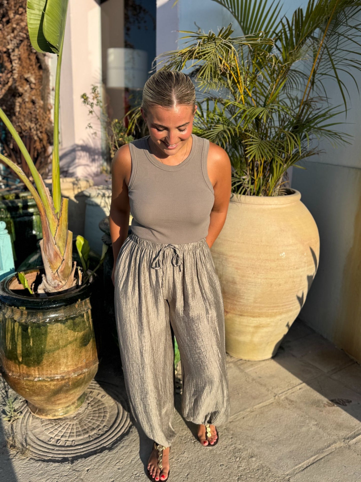 Pantalón muselina colores