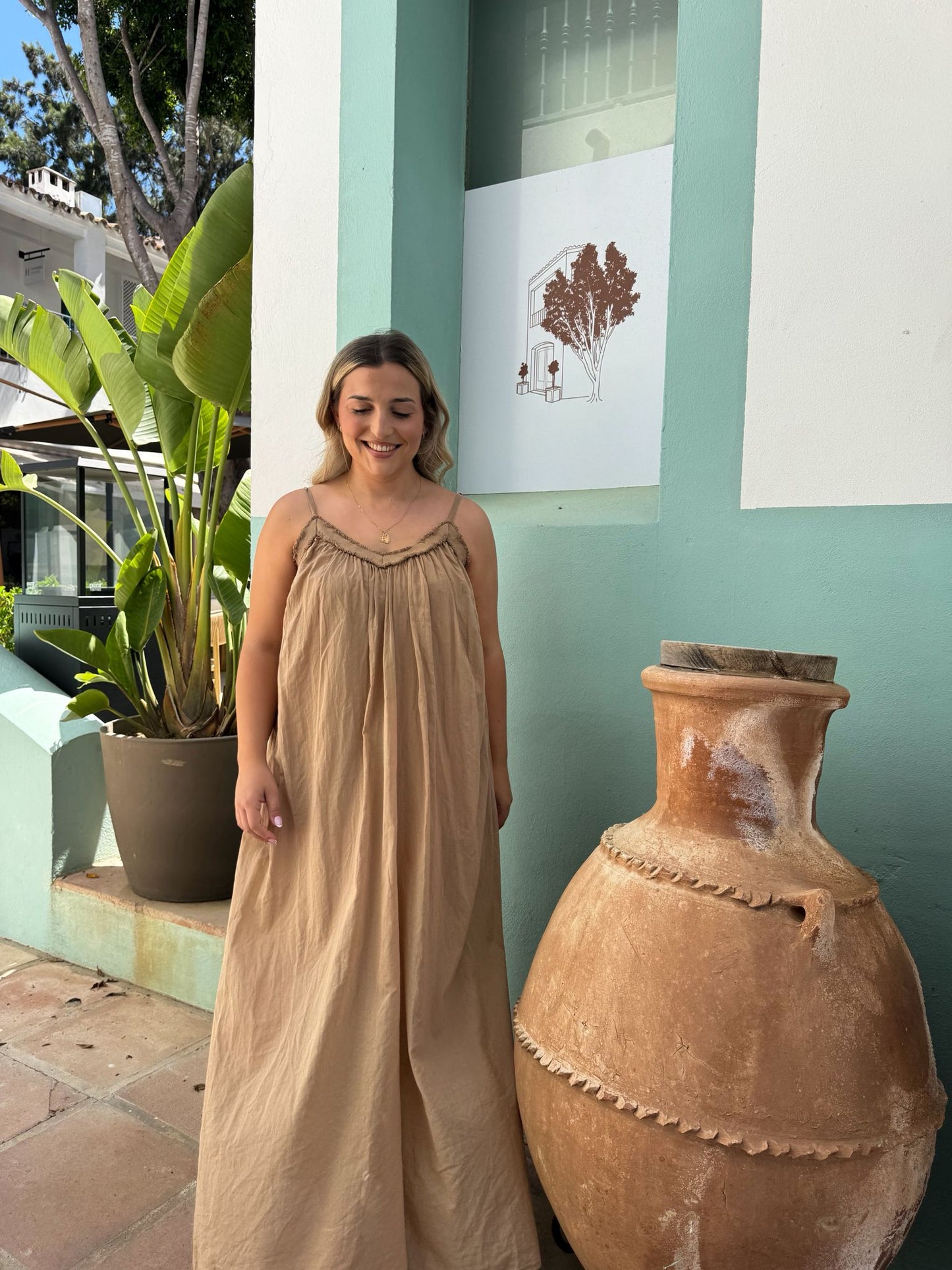Vestido tirante suelto