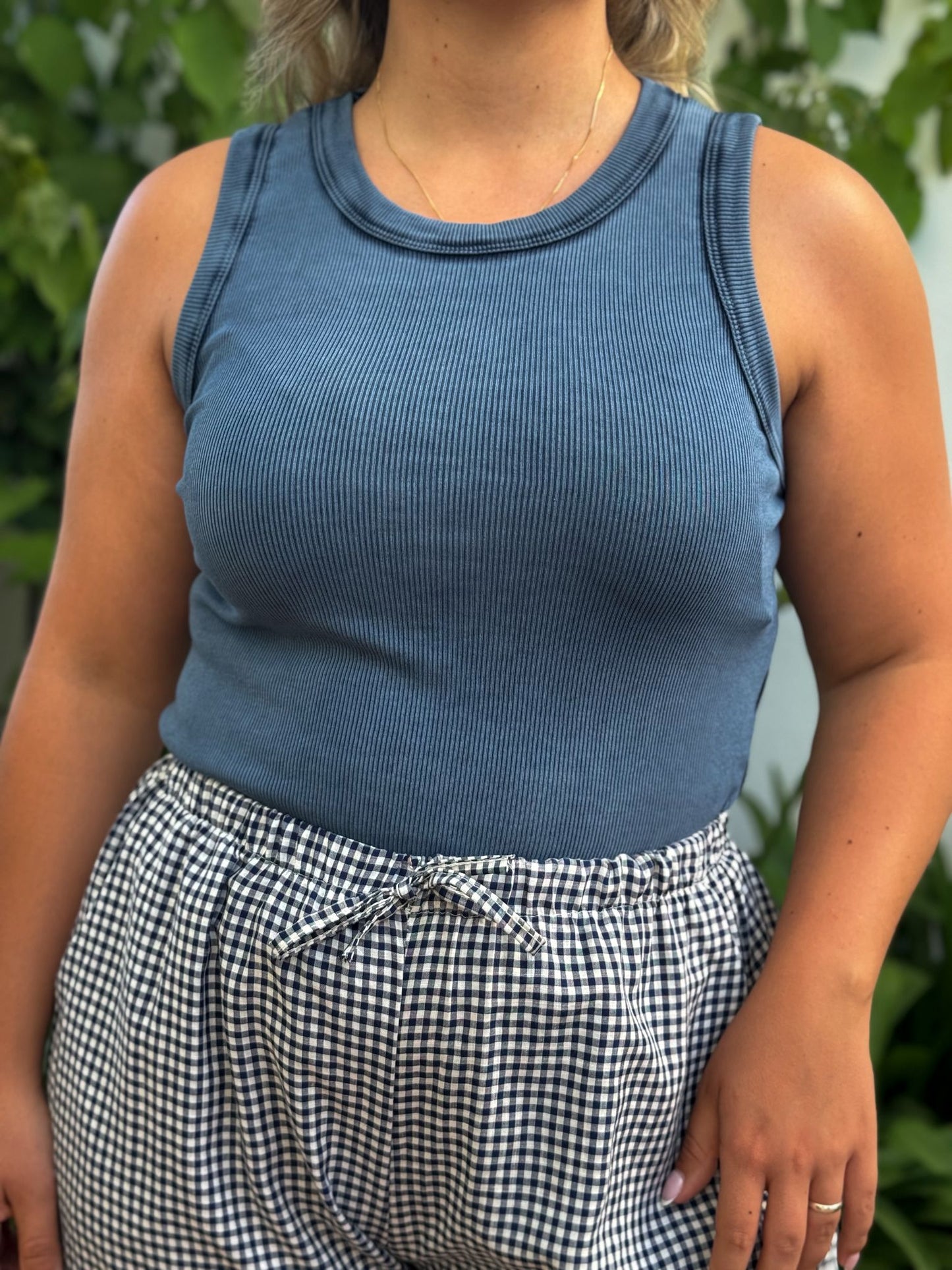 Camiseta tirante lavada