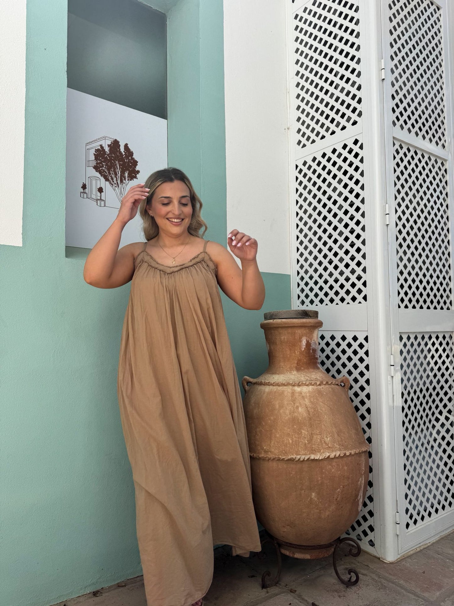 Vestido tirante suelto