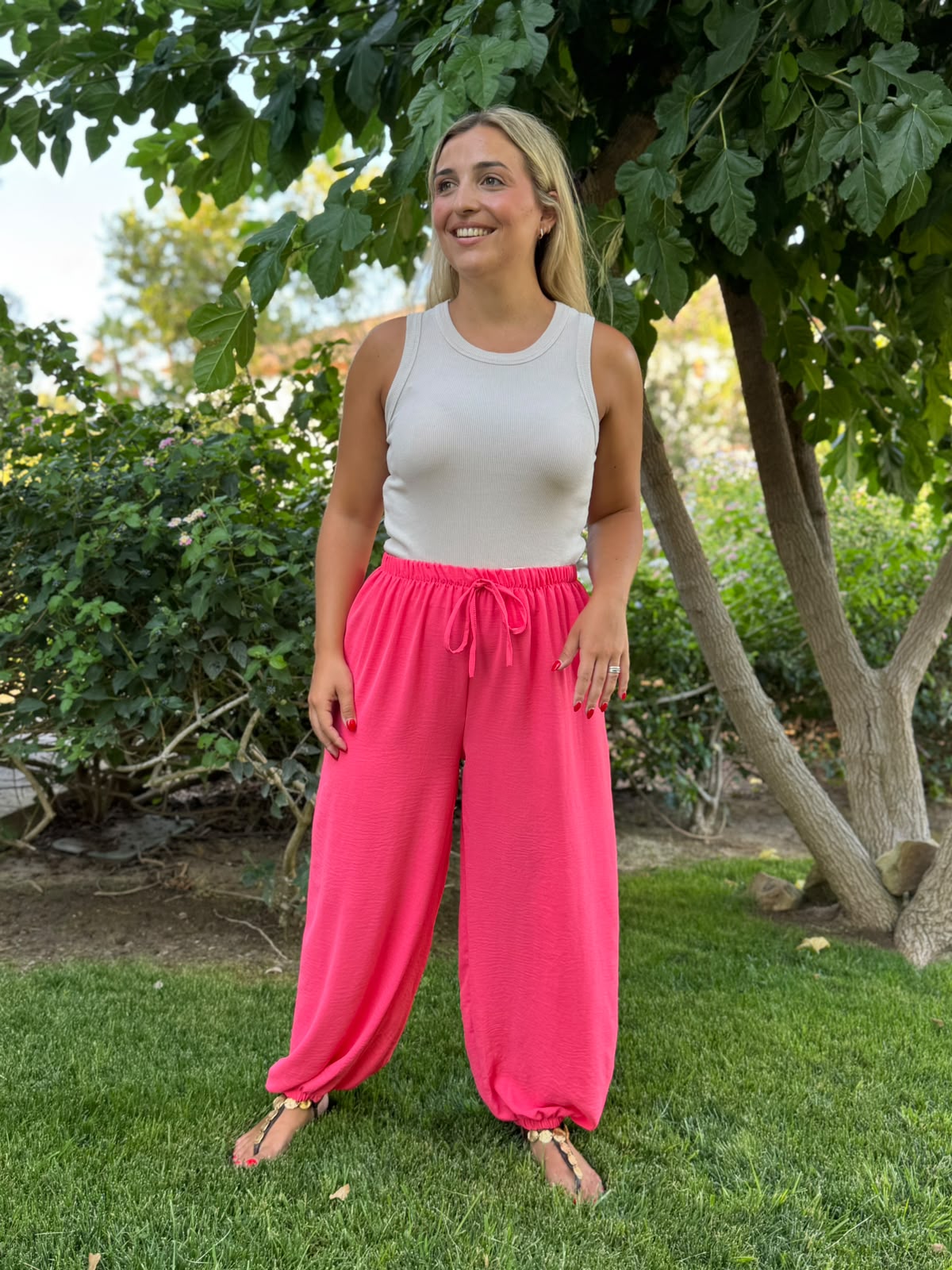 Pantalon globo colores