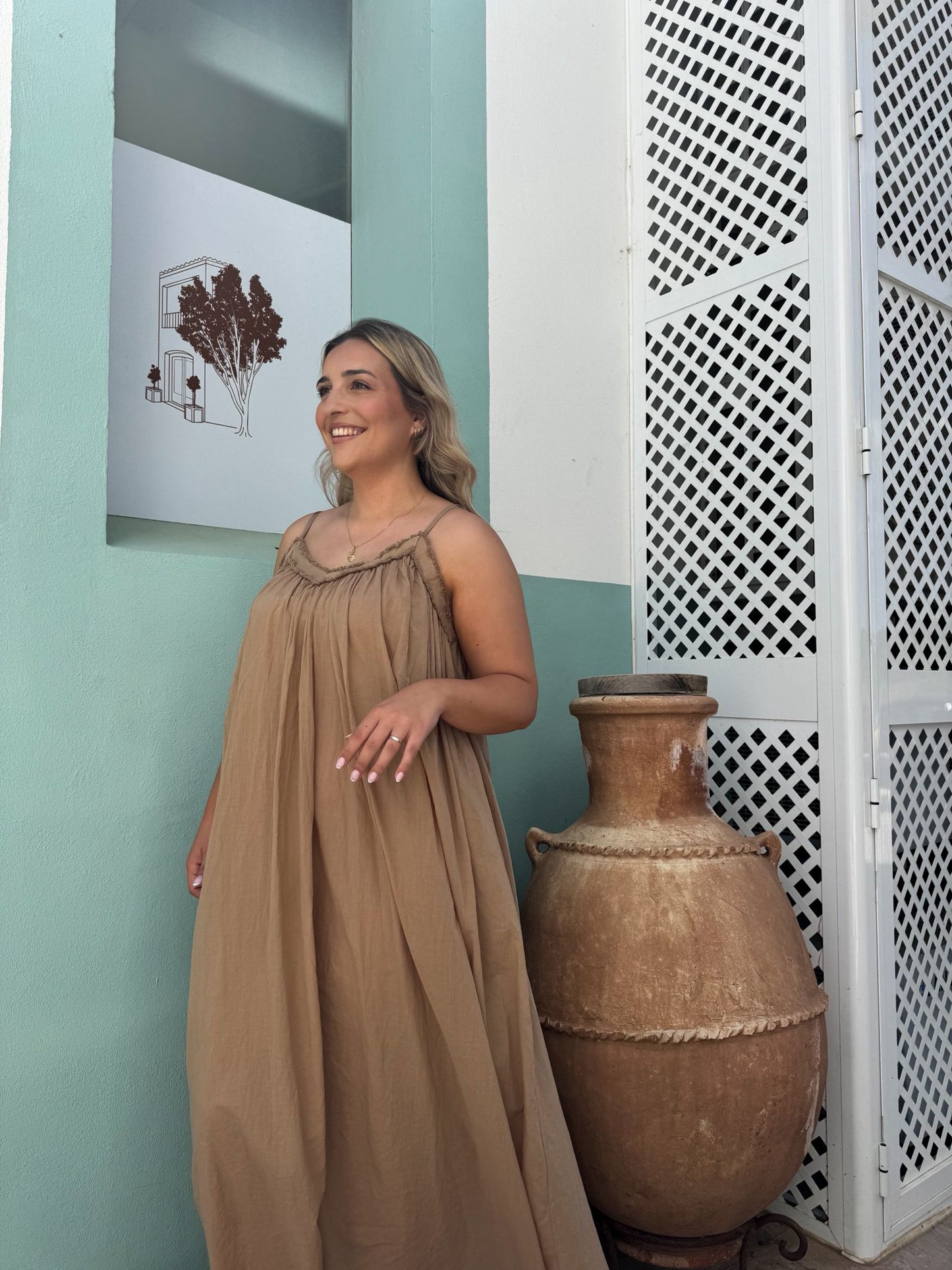 Vestido tirante suelto