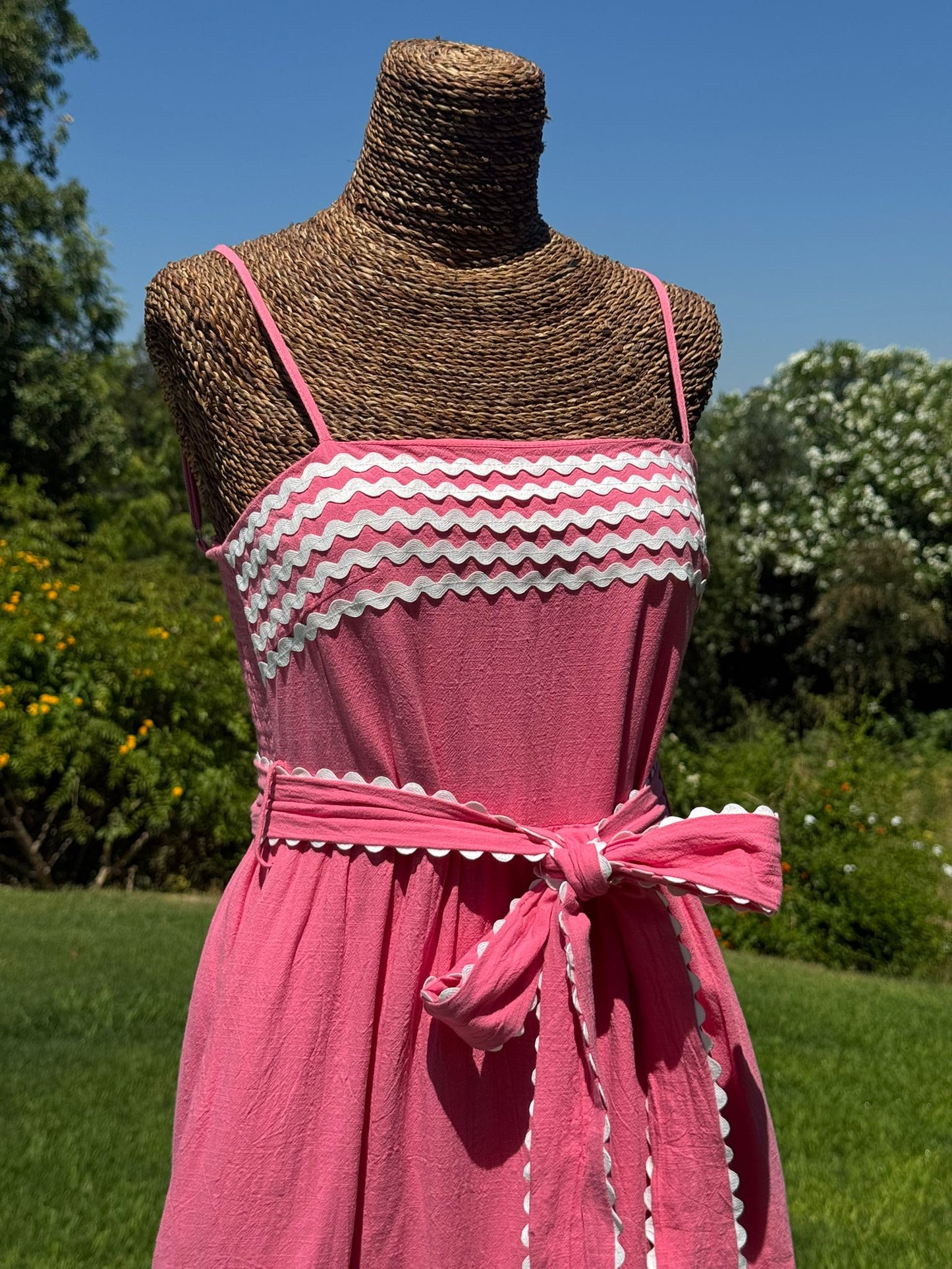 Vestido tirantes olas